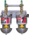 Baldwin 100-MMV Two Marine Diesel Fuel Filter/Water Separators Manifolded with Shut-Off Valves
