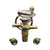 Danfoss 009L8051 3/8"ODF BALL VALVE W/ PORT