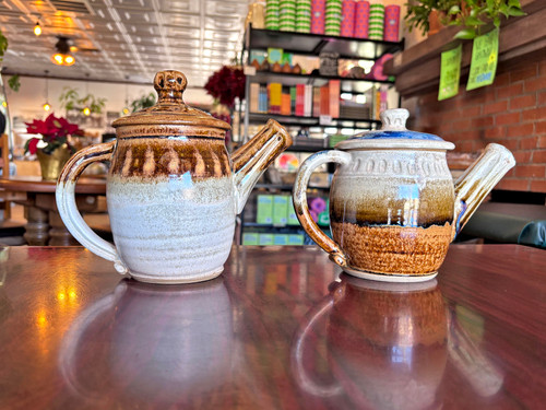 tea pots hand thrown