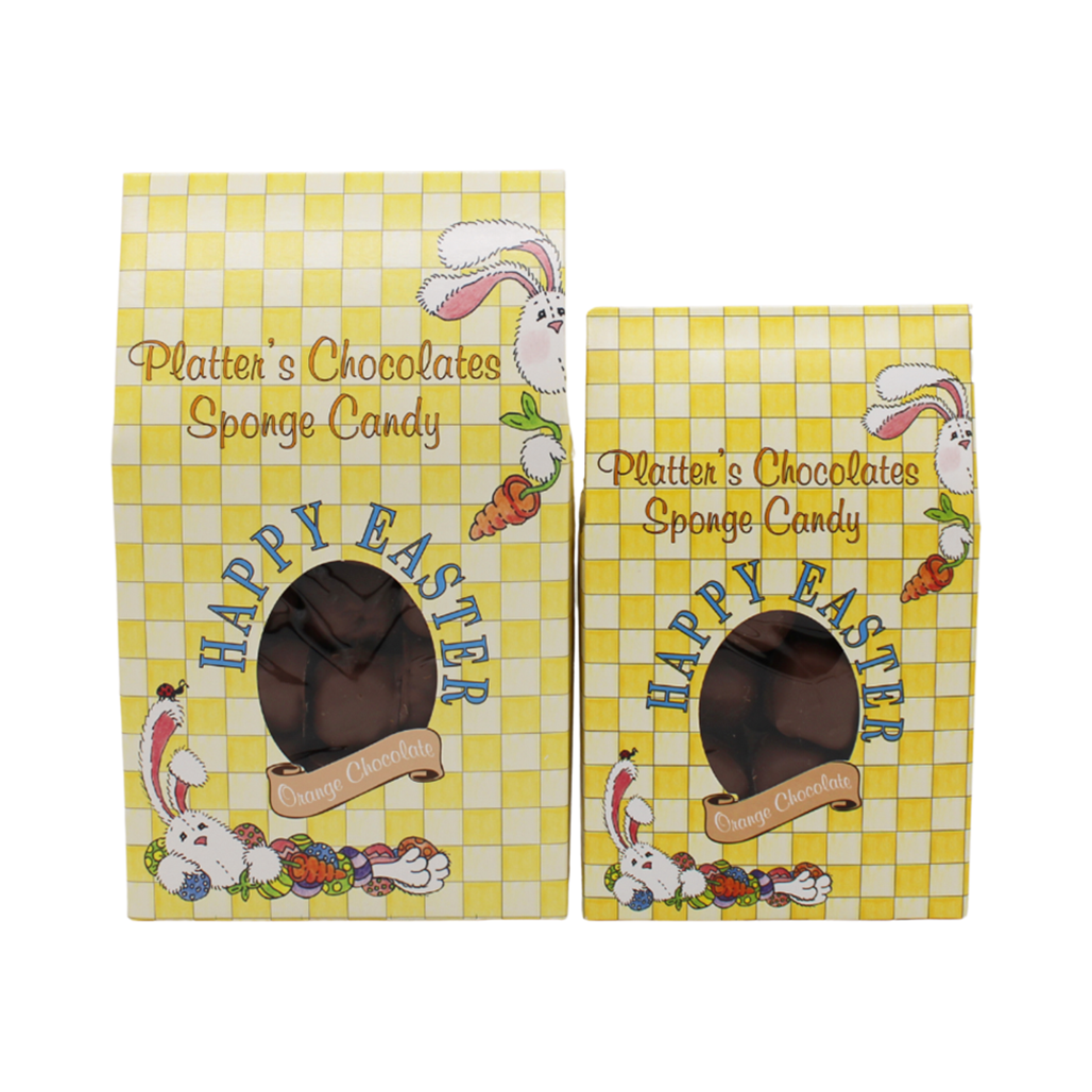 Easter Orange Chocolate Sponge Candy Platter's Chocolate Factory