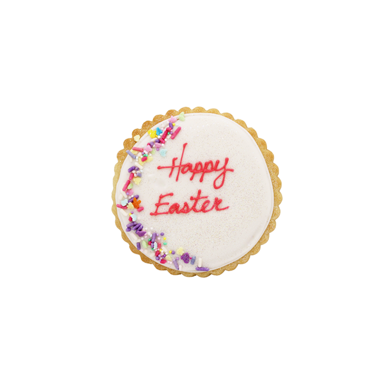 Happy Easter Shortbread Cookie