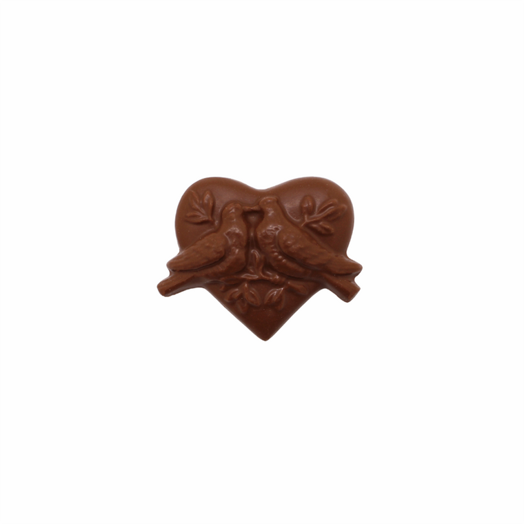 Valentine's Chocolate Dove Heart