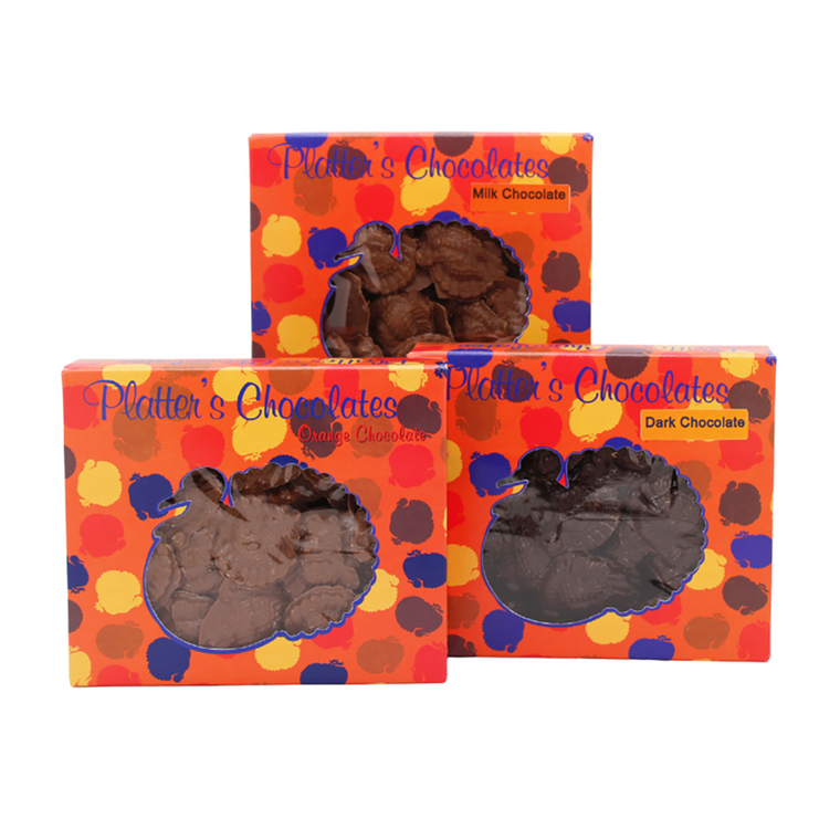 Thanksgiving Chocolate Turkey Flats