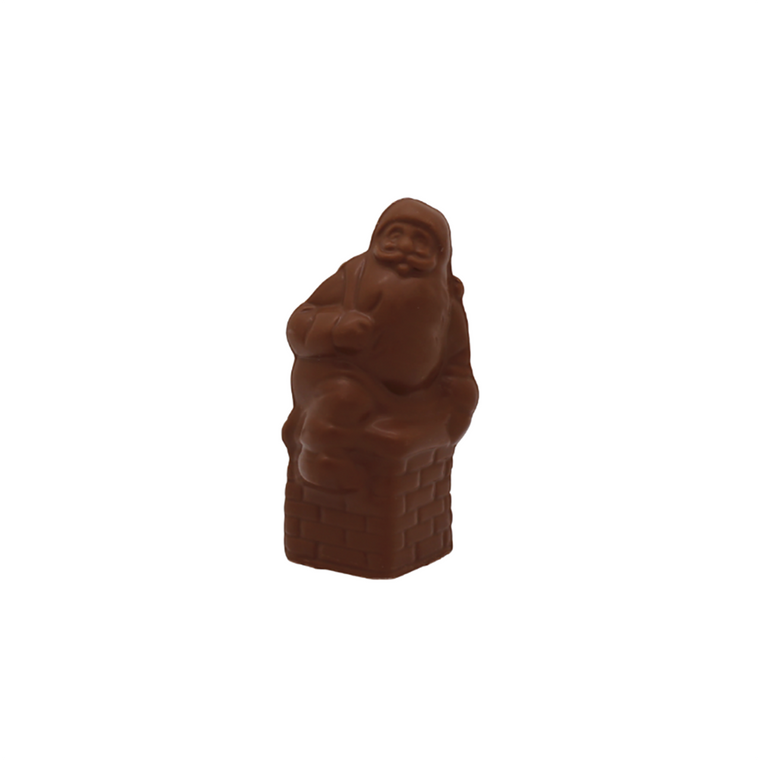 Chocolate Santa in Chimney