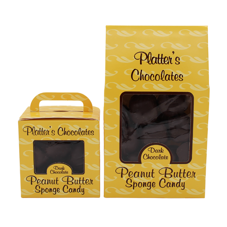 Dark Chocolate Peanut Butter Sponge Candy