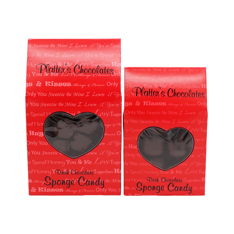 Dark Chocolate Sponge Candy - Valentine Box