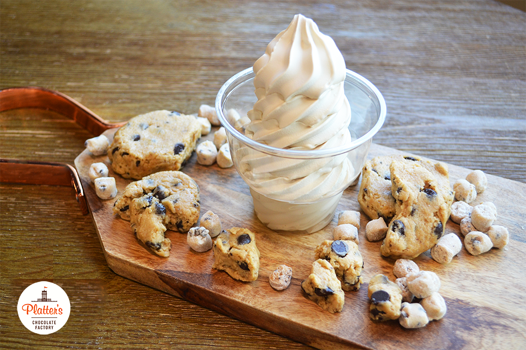 Cookie Dough is the Featured Custard of the Week Platter's Chocolates