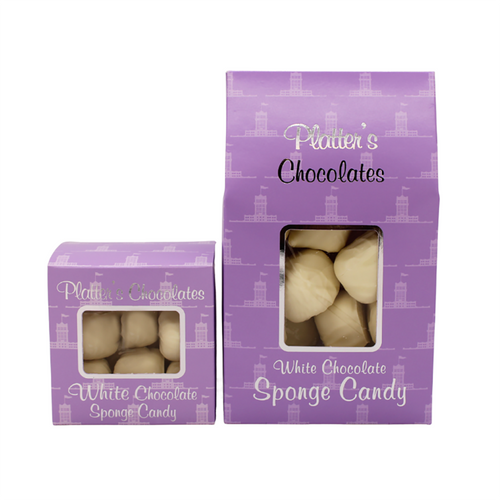 White Chocolate Sponge Candy All Season Box Platter's Chocolate Factory