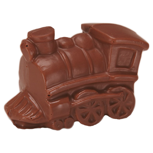 chocolate cute train in milk chocolate orange chocolate chocolate cute train