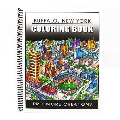 Buffalo Coloring Book Platter's Chocolate Factory