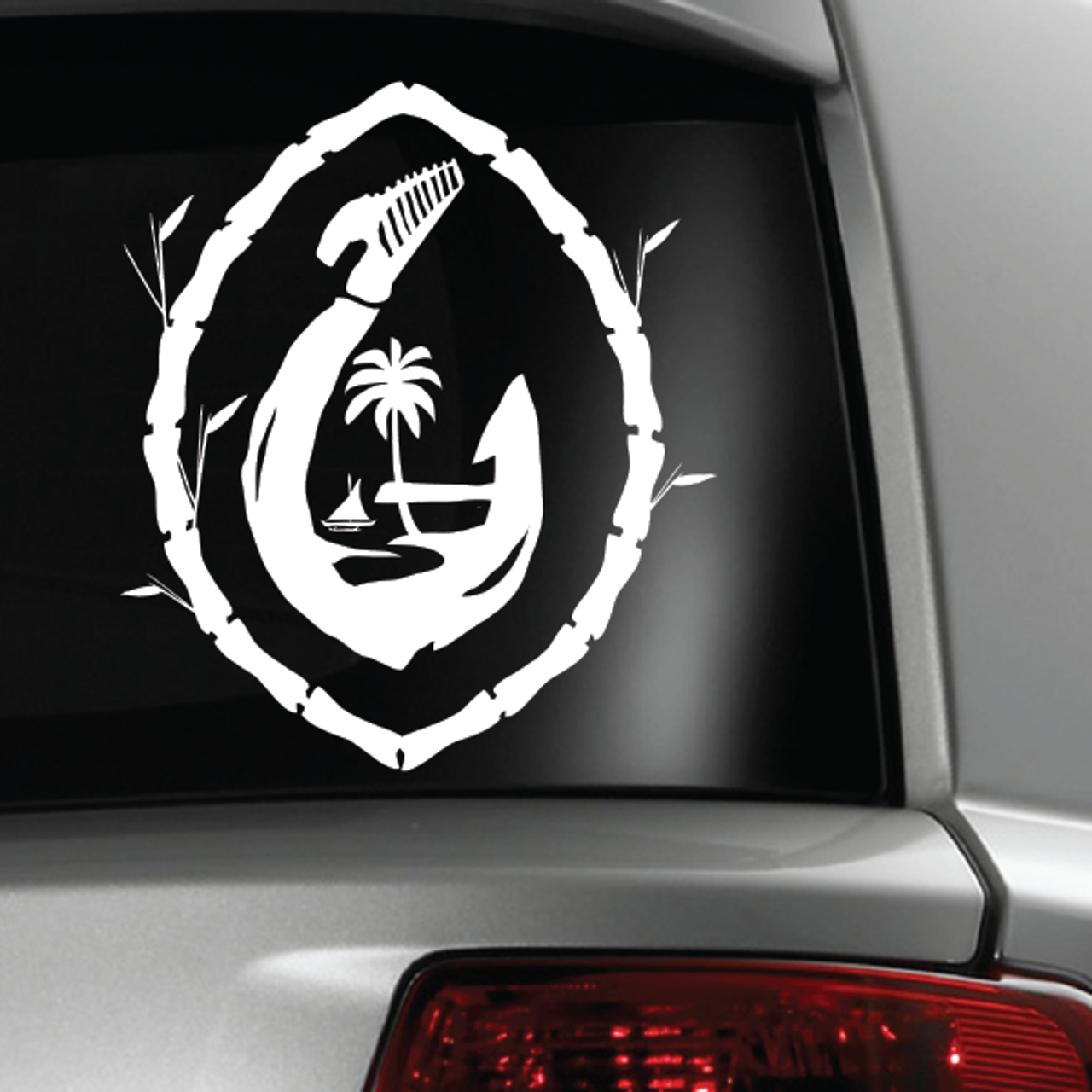 Fishing Hook 3D Vinyl Car Decal Sticker – Gerbera Prints