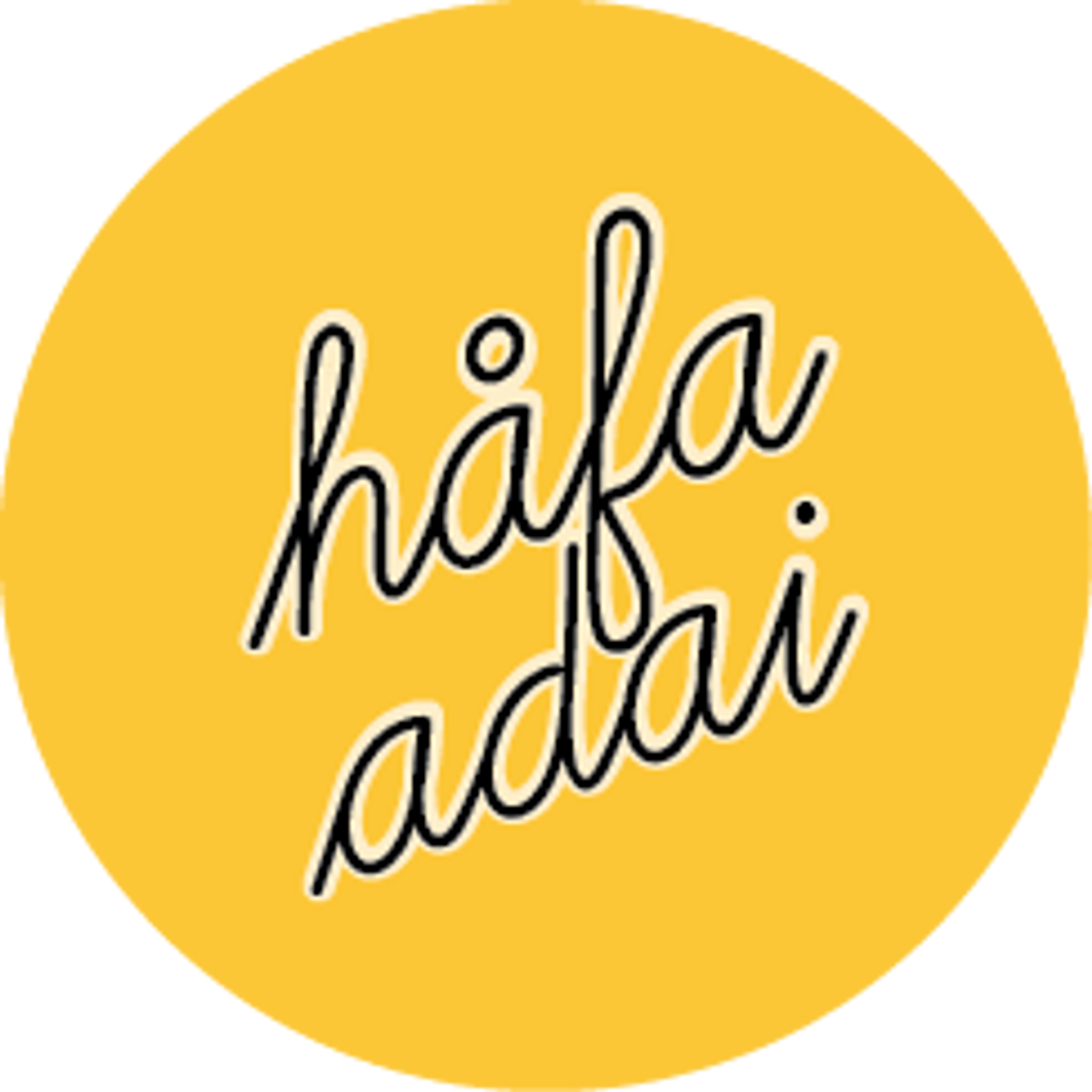 1.5 Hafa Adai Stickers for Envelopes, Gifts, and for Party Favors