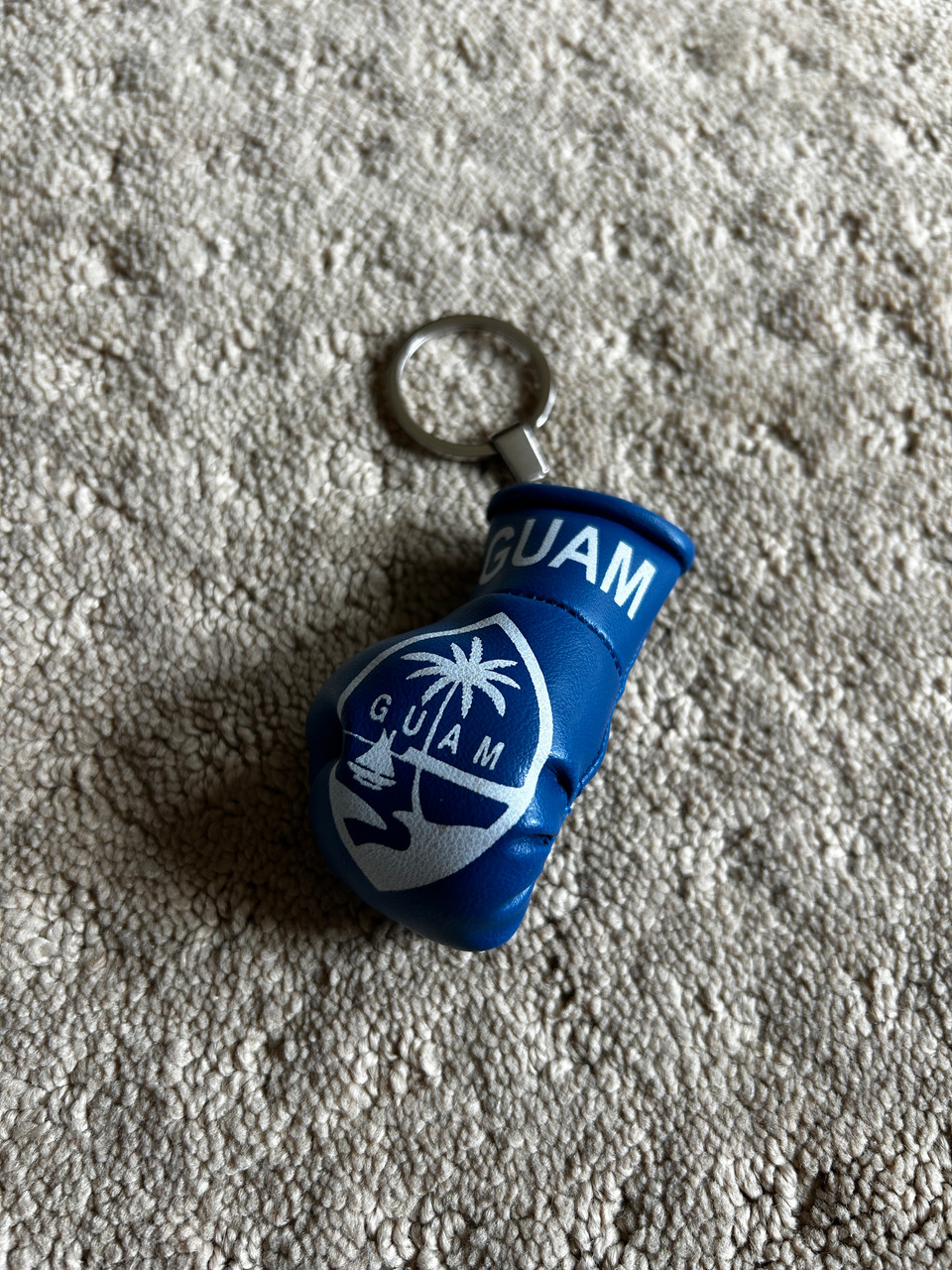 Guam Boxing Gloves Key Chain and Car Rear-View Mirror Decor