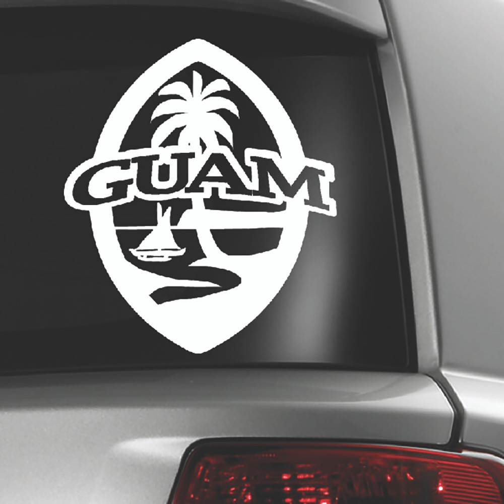Tribal Guam Seal Vinyl Decal 5x6