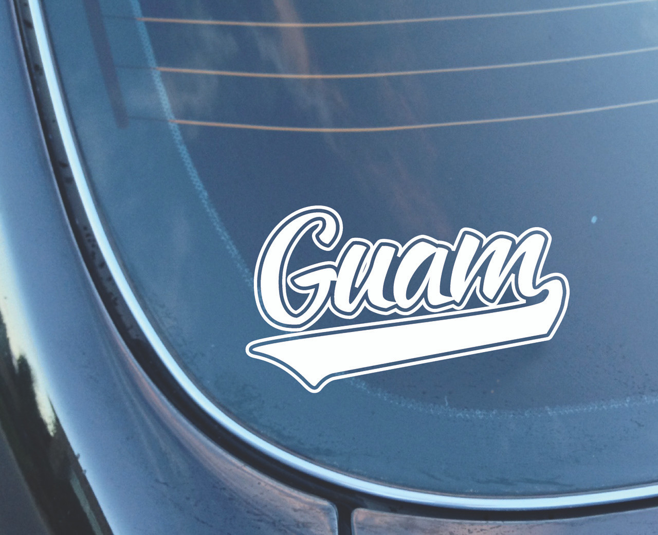 Modern Guam Seal Sticker Decal 7 Inches
