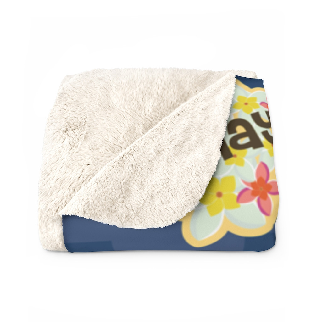 Philippines (Filipino) Stickers on Sherpa Fleece Blanket