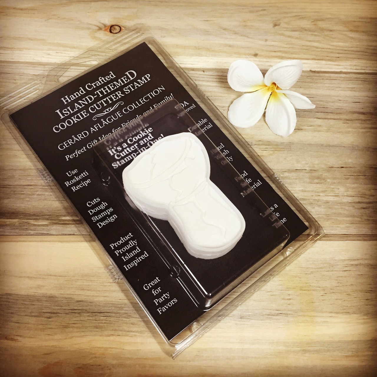 Latte Stone Resin Cookie Cutter Stamp 3.5 inch
