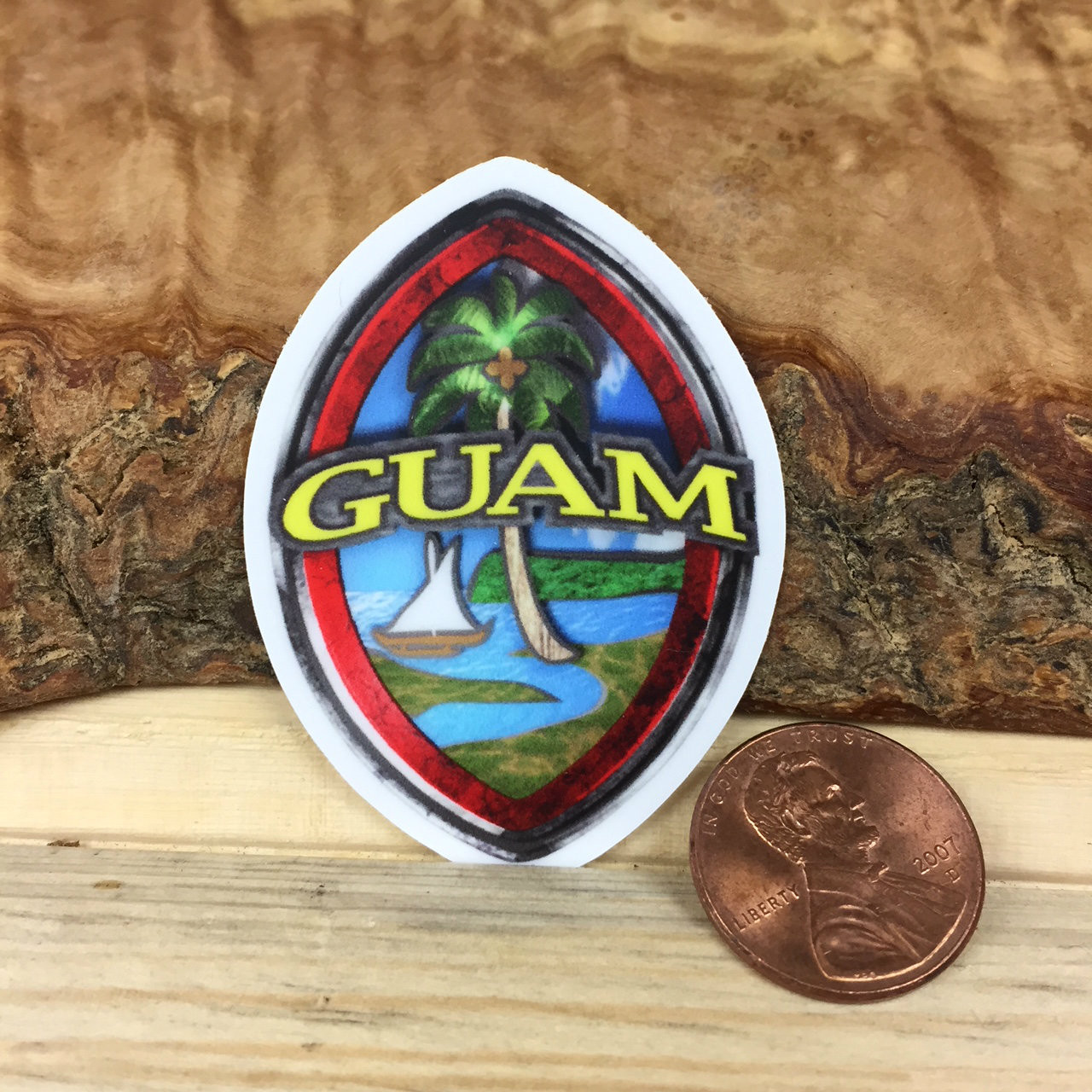 Two Pack Guam Shocker Sticker Fa Graphix Die Cut Decal | Denmark