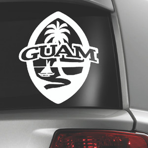 Modern Guam Seal Sticker Decal - 7 inchesa