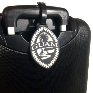 Tribal Guam Seal Silicone Luggage Tag