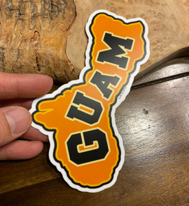 2" Island of Guam Dope Decal Sticker 