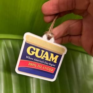 Guam Spam Can Holiday Ornament or Back Pack Tag