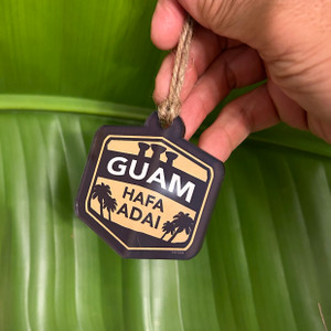 Guam Hafa Adai Holiday Ornament or Back Pack Tag
