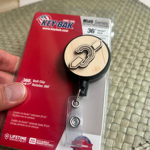 Durable Hard-Off Hearing Retractable ID and Key Chain Lanyard  Durable Hard-Off Hearing Retractable ID and Key Chain Lanyard