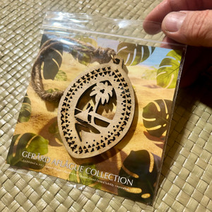 Tribal Guam Seal Christmas Ornament