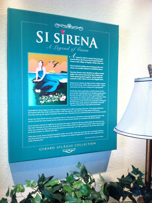 The Legend of Sirena Story - Canvas Print - 20x24 inches