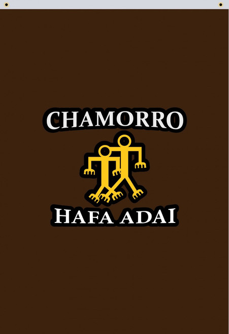 Vertical Flag - Chamorro - Hafa Adai