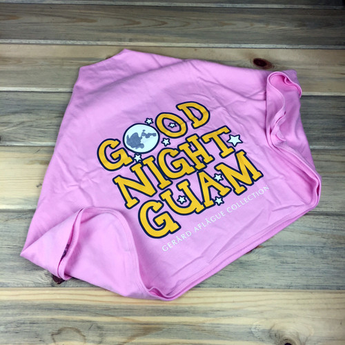 Good Night Guam Pink Baby Onesies