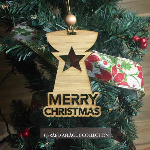 CNMI and Guam Star Christmas Tree Ornament (Chamorro)