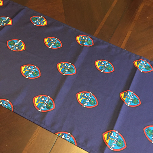 Guam Seal Polyester Cloth Table Runner - 14x90 Inches