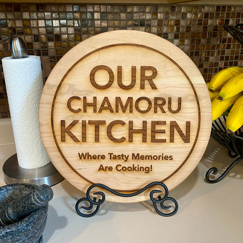 Our Chamoru Kitchen Chopping Board 