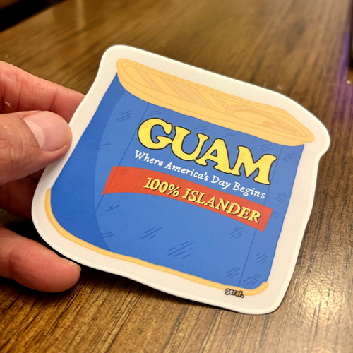 Guam Canned Ham Dope Decal