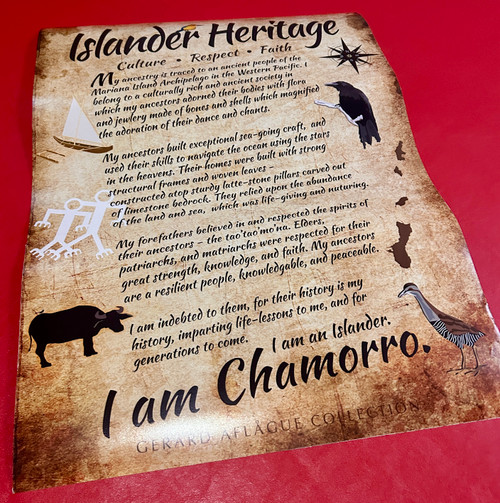 Islander Heritage - I Am Chamorro Poster - 18x24