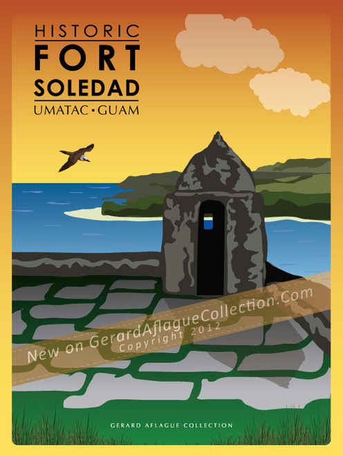 Historic Fort Soledad - Umatac, Guam - 18x24