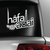 2-pc Hafa Adai Palm Leaf Vinyl Decal