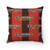 Chamorro Hafa Adai Red Polyester Square Pillow