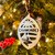 Large Chamorro Seal Christmas Bamboo Wood Ornament