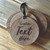 1-pc Custom Text Wood Ornament