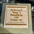 God Bless Our Family and Home Sign - 8x8 Inches
