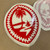 Red Guam Tribal Seal Decal - 6x5