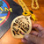 Yellow Shell Guam Seal  Lei with Graduation Hat Topper 