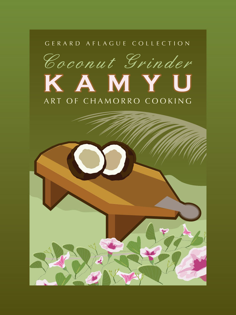 Guam Art | Guam Gift | Guam Decor | Coconut Grinder - Kamyu