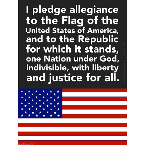 Pledge of Allegiance Poster