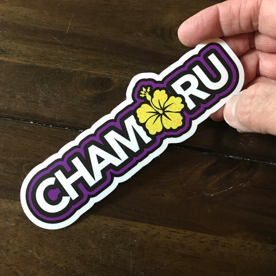 Hibiscus Chamorro Dope Decals - 6