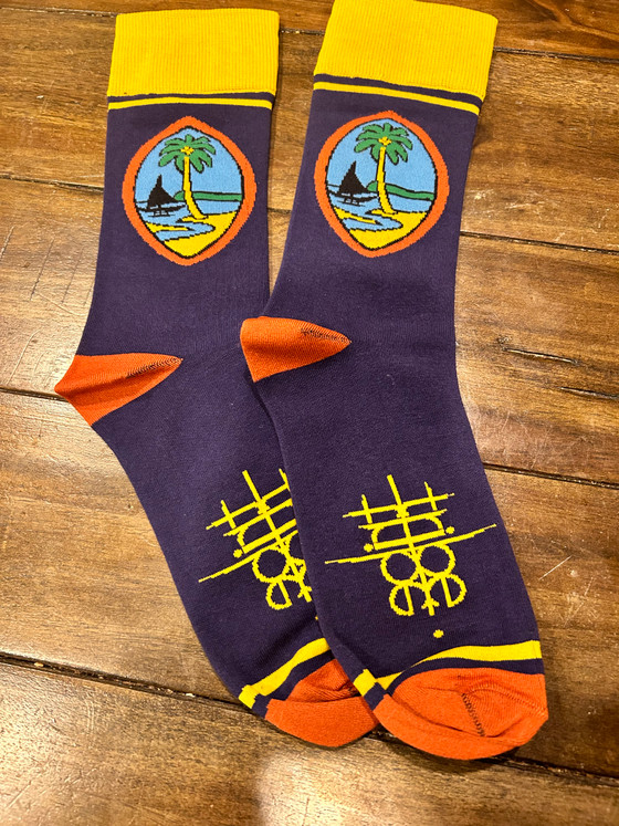 Modern Guam Seal Ankle Socks