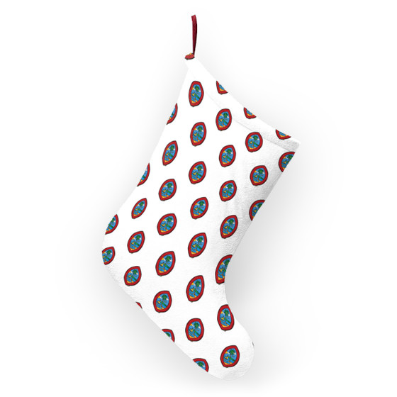 Cartoon Guam Seal Christmas Stockings Gerard Aflague Collection